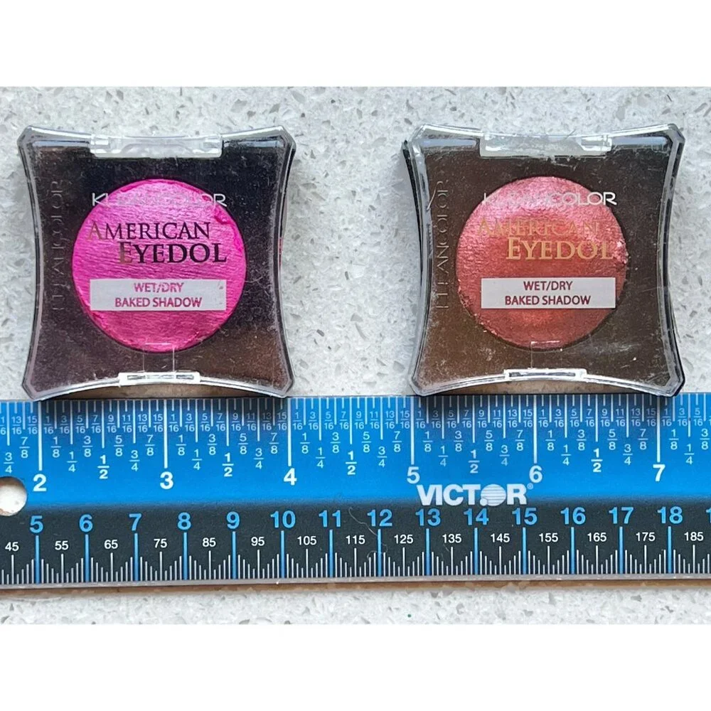 Kleancolor American Eyedol Wet/Dry Baked Eyeshadow Set Burgundy & Fuchsia